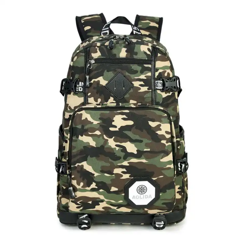 15 6 Laptop Men Oxford Camouflage Backpack Preppy Style Camo Camouflage Backpack Preppy Style Camo