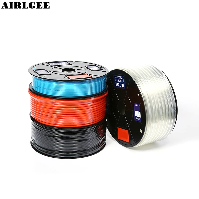 Wholesale 1 Meter High pressure Pneumatic Component PU Tube 4/6/8/10/12mm OD Air Line Polyurethane Hose for Compressor Wholesale 1 Meter High pressure Pneumatic Component PU Tube 4/6/8/10/12mm OD Air Line Polyurethane Hose for Compressor