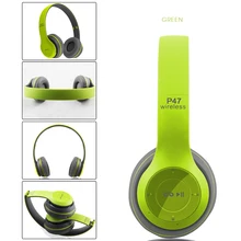 Wireless Bluetooh Headphones Clear Sound Fold Headset With Microphone FM Radio&TF Card slot MP3 player For xiaomi Smartphones