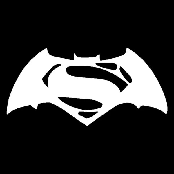 Stiker Mobil Batman Superman Cartoon Lovely Kreatif Stiker Untuk
