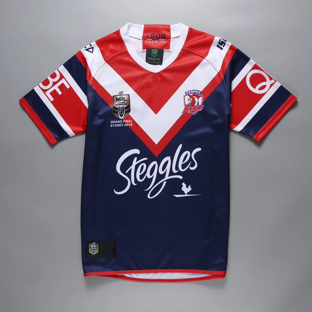 YIGEGE GRAND FINAL SYDNEY 2018 gallos para PREMIERS JERSEY casa camiseta de rugby de la liga de Rugby camisa nrl Jersey