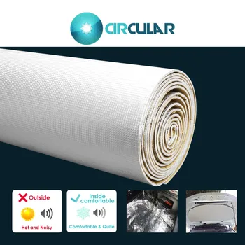 

Car Firewall Ceiling Door Trunk Heat Sound Shield Deadener Insulation Material Proof Mat Anti Noise Deadening