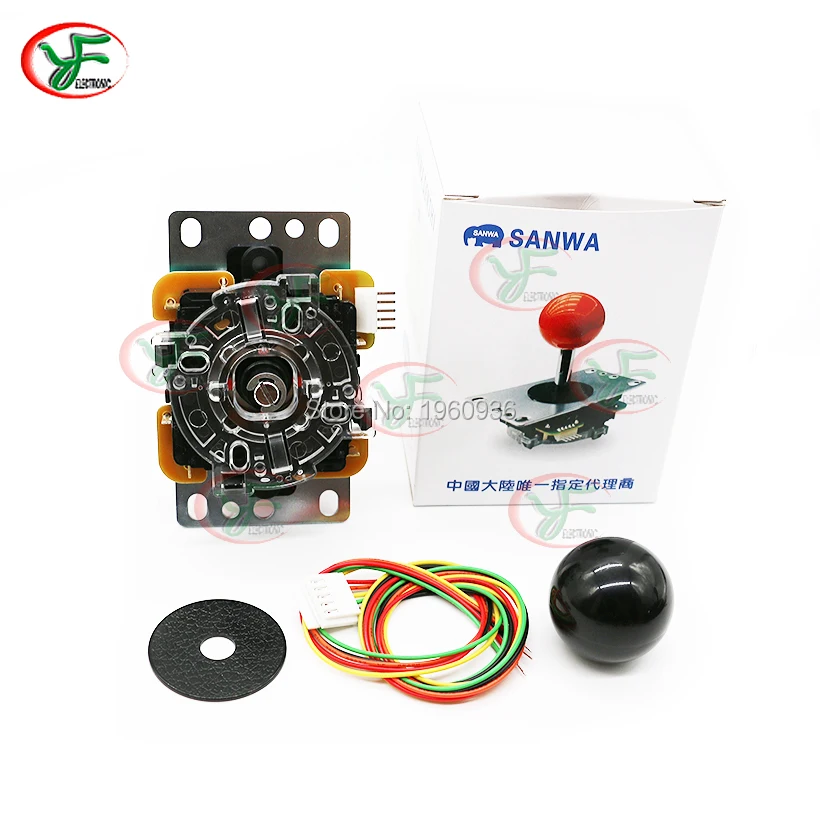 

Original Sanwa JLF-TP-8YT joystick With 5-Pin Wiring Arcade Joystick for Arcade Game Machine Accessories/Cabinet Parts