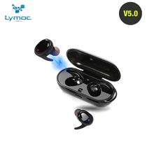 

LYMOC True Wireless Stereo Earphones Touch Two V5.0 Headsets Mini Earbuds Waterproof HD Mic Handsfree for iPhone XiaoMi Android