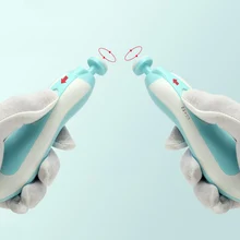 Электрический Детские ногтей для триммера, маникюра, педикюра, клипер, Книпсер, ножницы Цвет упаковке, выпуск в произвольной последовательности, Электрический Фрезер для ногтей, фрезер триммер для детей