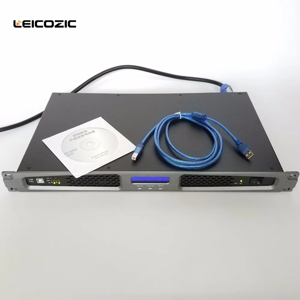 Leicozic dsp усилитель звука 650 Вт x2 RMS 1u цифровой усилитель сцены 1u стойка крепление усилитель мощности профессиональный усилитель