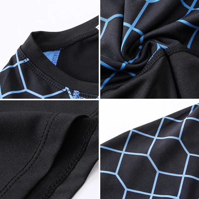 de Secagem Rápida de Alta Elástico Apertado Camisas De Basquete