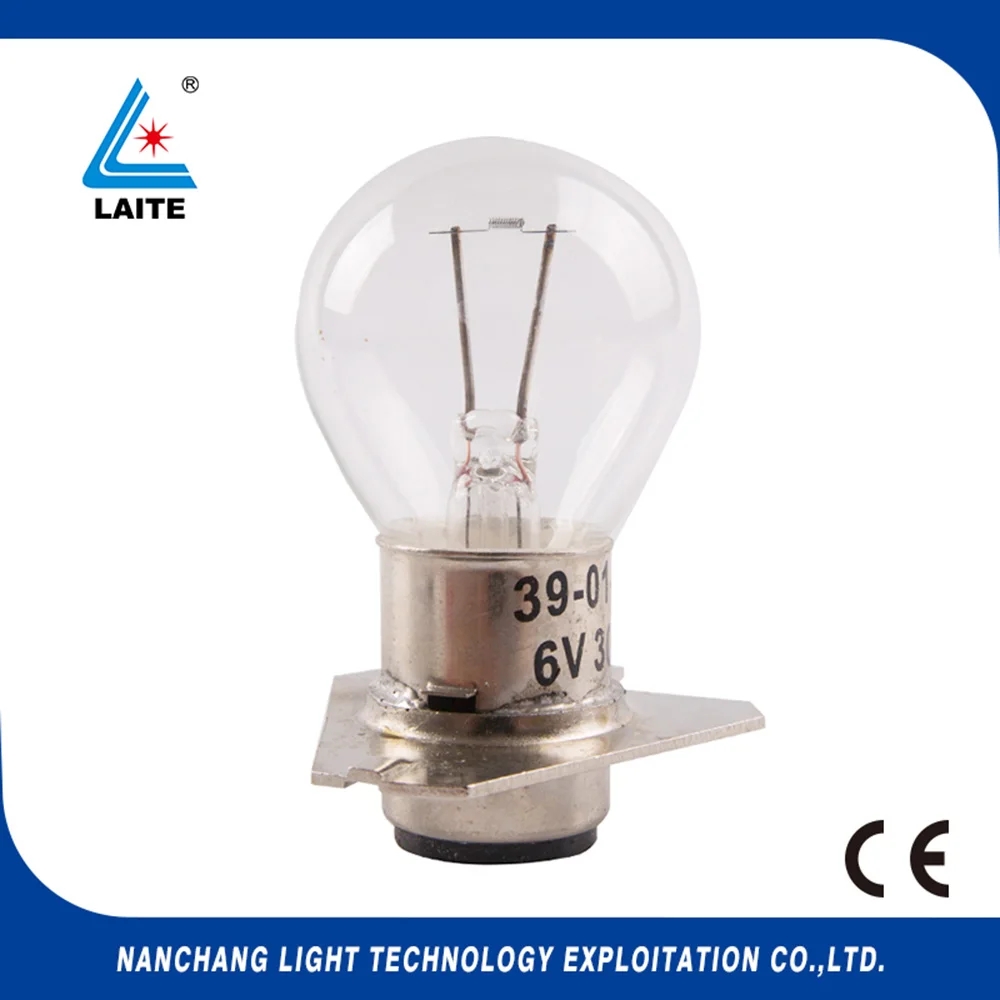 

INAMI microscopy lighting 6V 30W P47D Zeiss Microscope lamp 390158 6v30w halogen bulb free shipping-10pcs