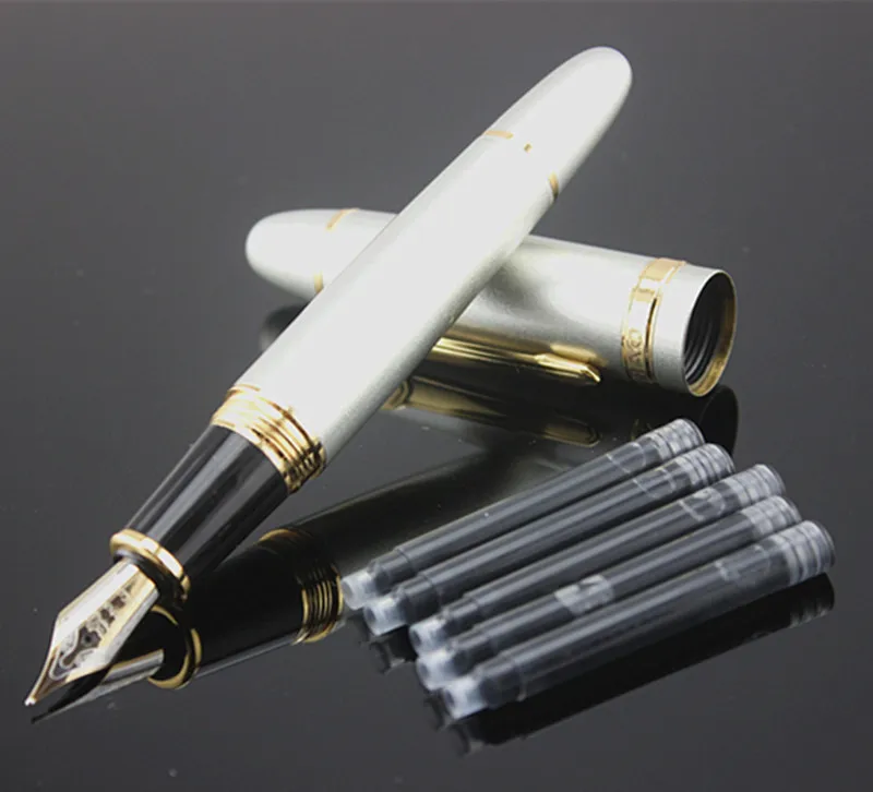 JINHAO 159 металлическая авторучка без коробки для карандашей Роскошные школьные офисные канцелярские принадлежности Роскошные милые ручки для письма подарок - Цвет: 13