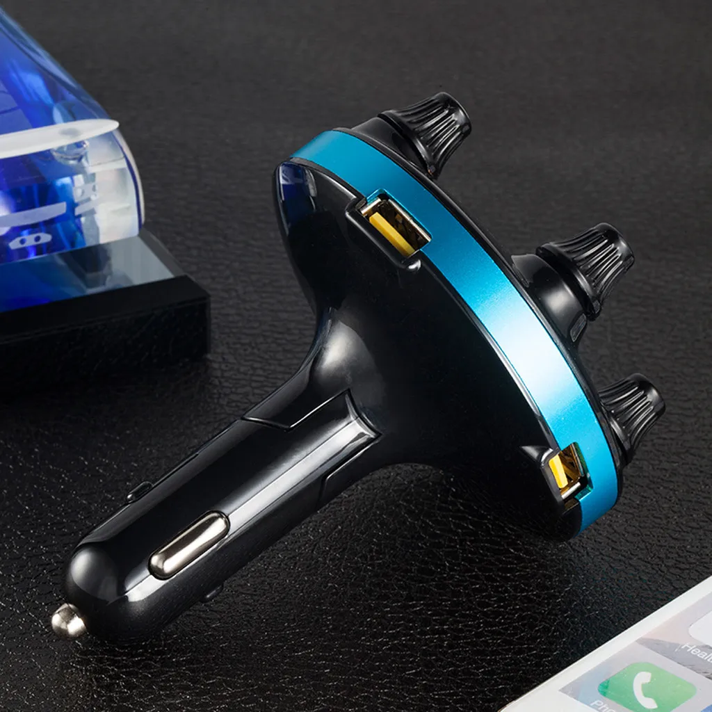Автомобильный Bluetooth музыкальный плейер с интерфейсом USB двойной вспомогательный интерфейс, дисплей напряжения мобильного телефона громкой Bluetooth автомобиля
