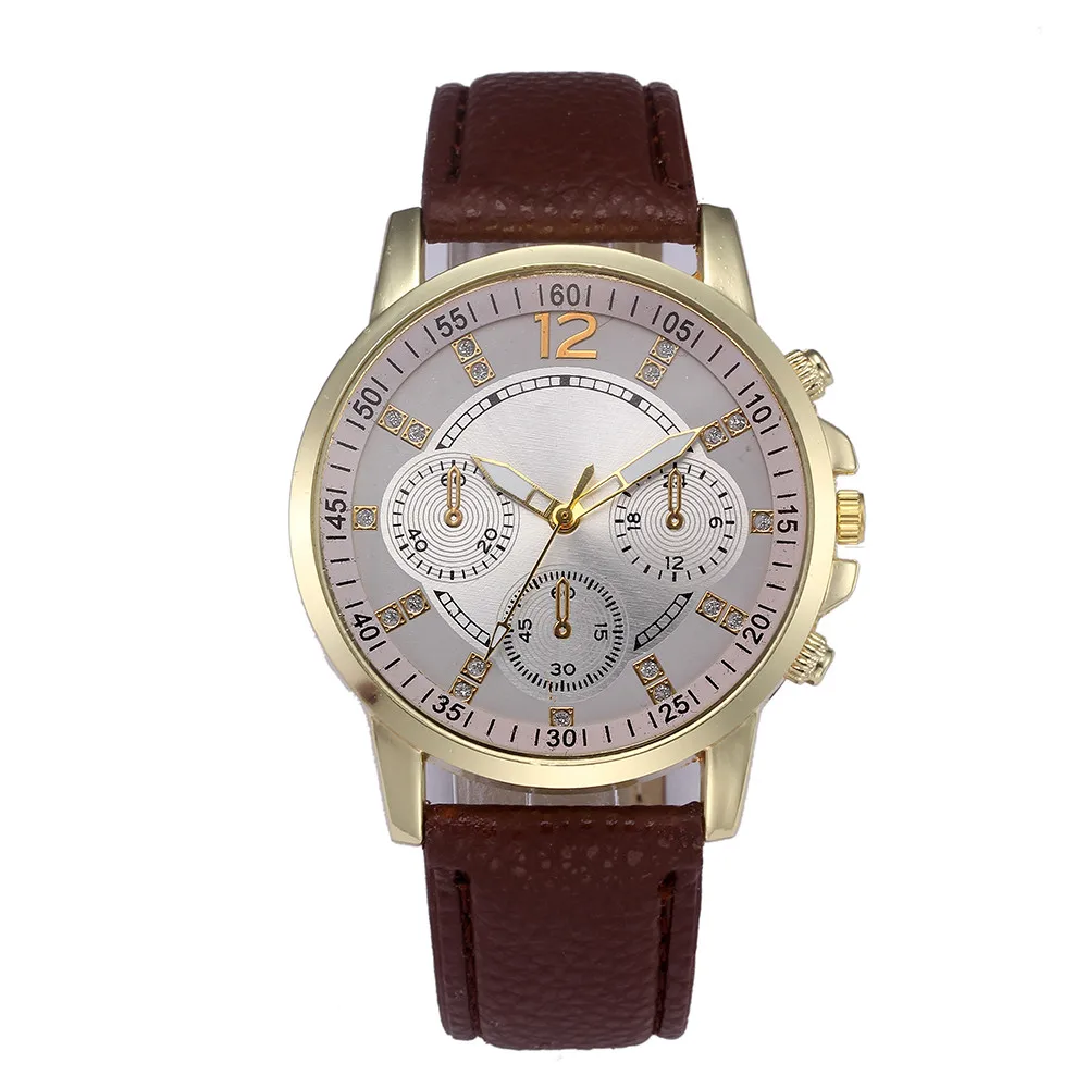 

Reloj Hombre Men Women Watch Fashion Color Strap Digital Dial Leather Band Quartz Analog Unisex Clock Wrist Watches zegarek