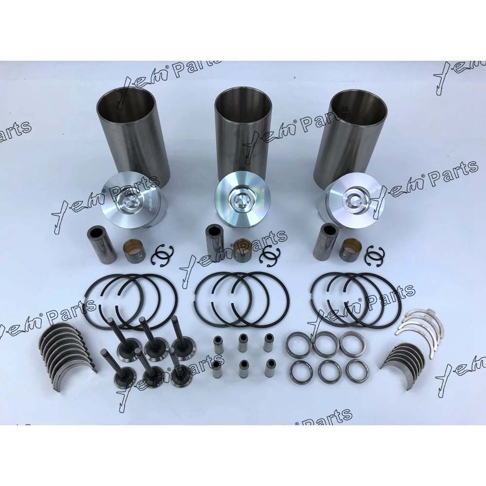 For Yanmar 3TNV84 Overhaul Rebuild Kit With Full Gasket Set + Engine Bearings Valve Train |