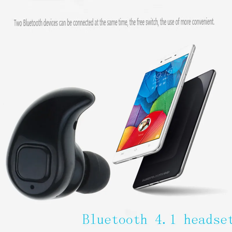 

Mini Wireless Bluetooth 4.1 Earphone Stereo Earbud Headset With Charging cable Mic For handfree bluetooth car kit 530x