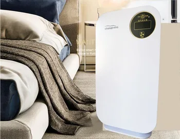 

Air Purifier ionizer True Hepa Filter, Allergies Eliminator for Smokers, Dust, Mold, Formaldehyde Home Pets Cleaner