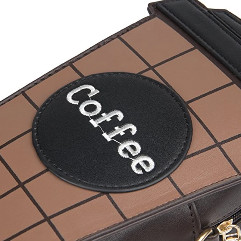 LJL Girls Coffee Crossbody Chains Bags Purses