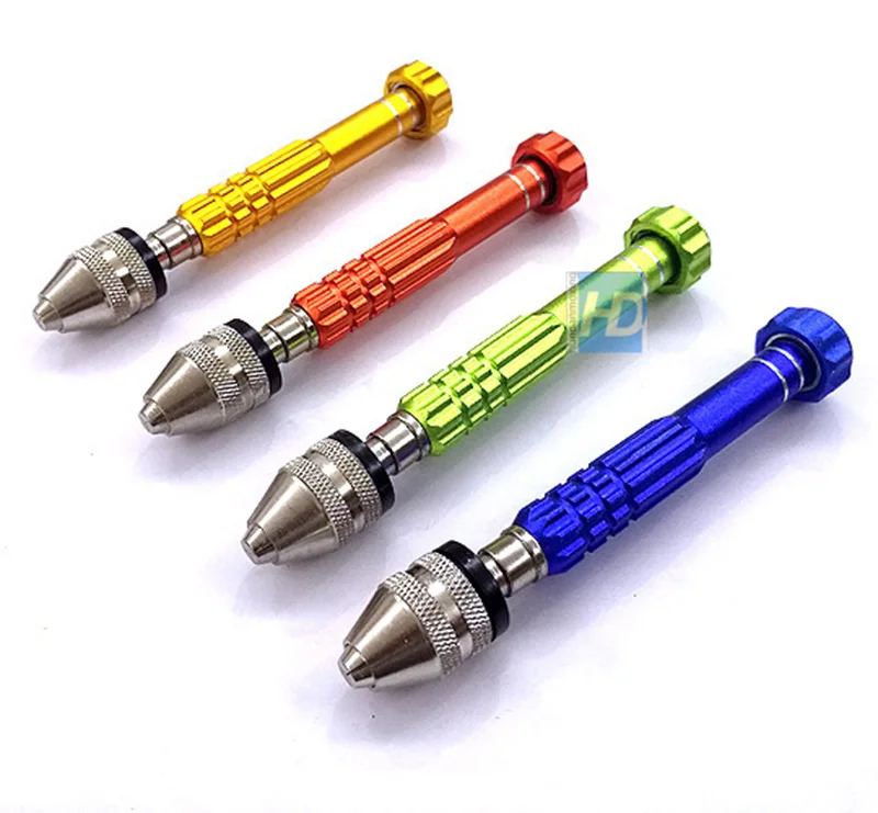 

Military Model Modification Drilling Tool Four-color Stainless Steel Precision Hand Drill Delivery 10 Bits