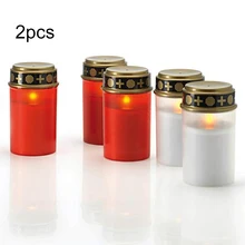 2 шт. Фестиваль Holloween светильник-свеча, лампа, Электронный светильник для чая, церемониальный, беспламенный, на солнечных батареях, водонепроницаемый, для дома, Led