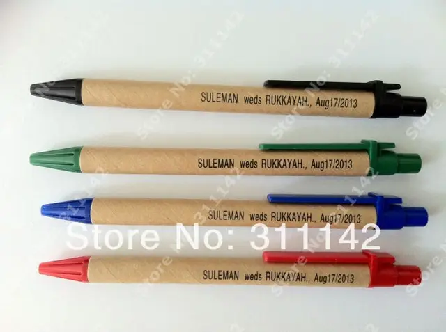 Whole 1000 Pcs Recycled Ballpoint Pen Kraftpaper Specialty Whole 1000 Pcs Recycled Ballpoint Pen Kraftpaper Specialty Paper Pro