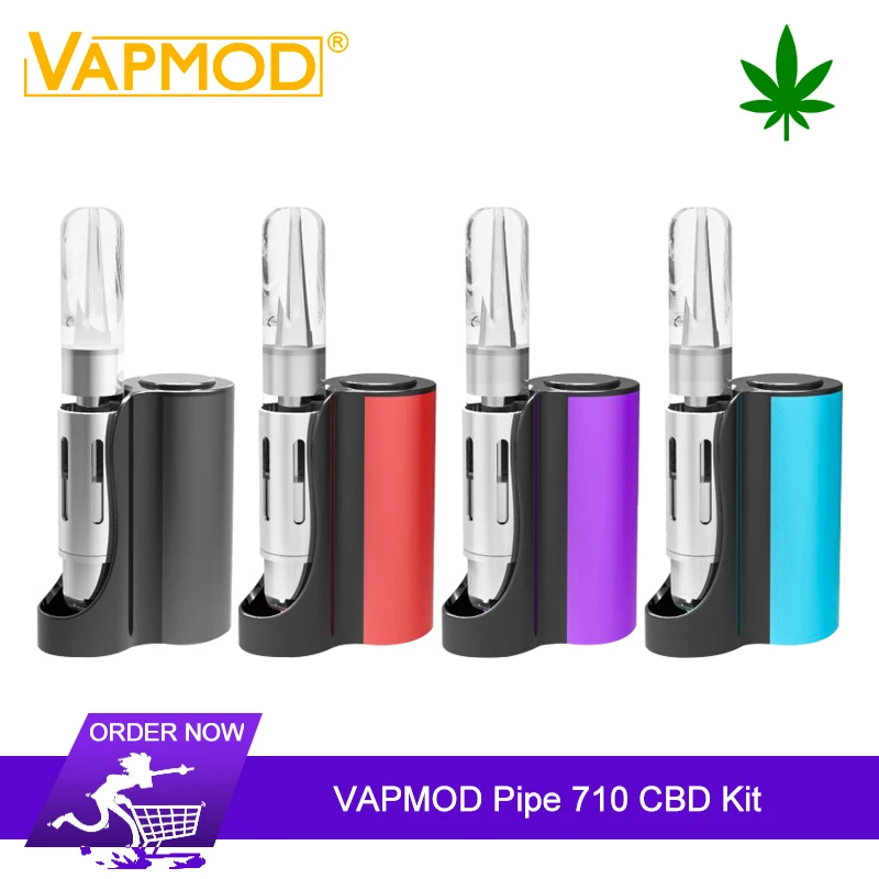

CBD vape pen Original Vapmod Pipe 710 kit 900mAh built-in battery with Rotatable 510 thread magnetic connector VS Dank