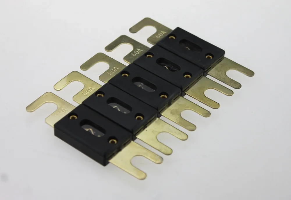 5PCS 60A Car ANL Fuse for Audio Amplifier Installation 2in Fuses from