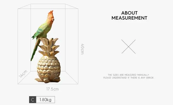 Европейские ретро узоры попугай имитация птицы-украшения творческий дом гостиная крыльцо винный шкаф ремесла мебель