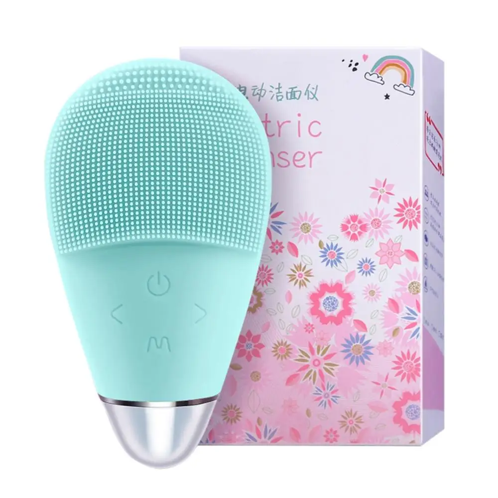 

Face Cleaning Mini Electric Massage Brush Washing Machine Waterproof Silicone Cleansing Tools Multi-functional Cleansing Brush