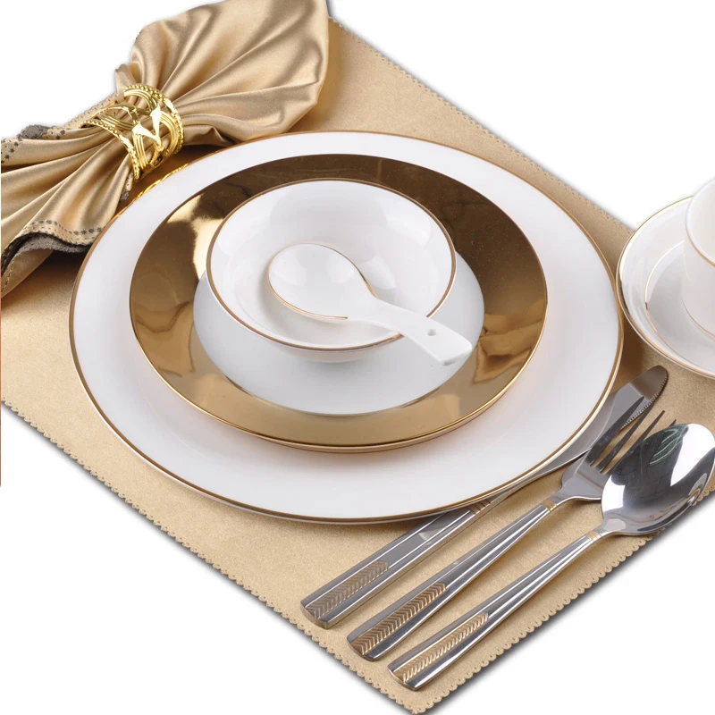 

Western Steak Plate Continental Ceramic 10 inch Phnom Penh Creative Flat Plate Hotel Set Table Cutlery Set Decoration Plate