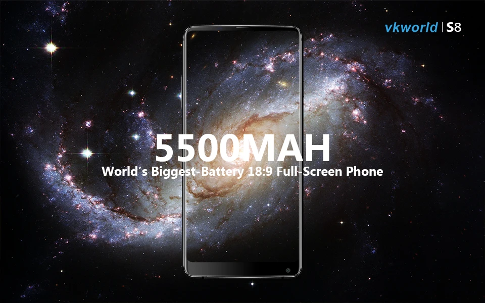 VKworld S8 5500 mAh Teléfono Móvil de carga Rápida 5.99 \ VKworld S8 5500 mAh Teléfono Móvil de carga Rápida 5.99 \