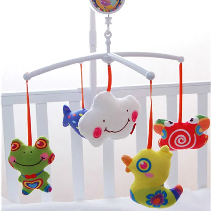 New Baby Crib Mobile Bed Bell Bracket Wind Up/Auto Music Box Nursery