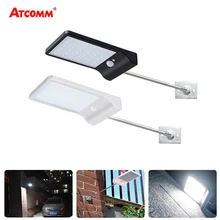 Датчик движения светодиодный Солнечный светодиодный уличный фонарь 36 светодиодный s 3 режима Высокий люмен SMD 2835 Светодиодный диодный Solar настенный светильник IP65 водонепроницаемый