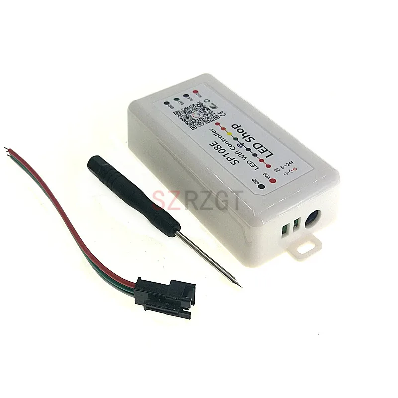 SP108E волшебный контроллер Bluetooth DC5 24V 2048 пикселей для WS2811 2812 2801 6803 IC Светодиодная