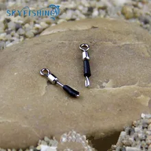 Хит 30 шт./лот шарикоподшипник вращающиеся твердые кольца рыболовный соединитель океанская лодка рыболовные крючки быстрый соединитель