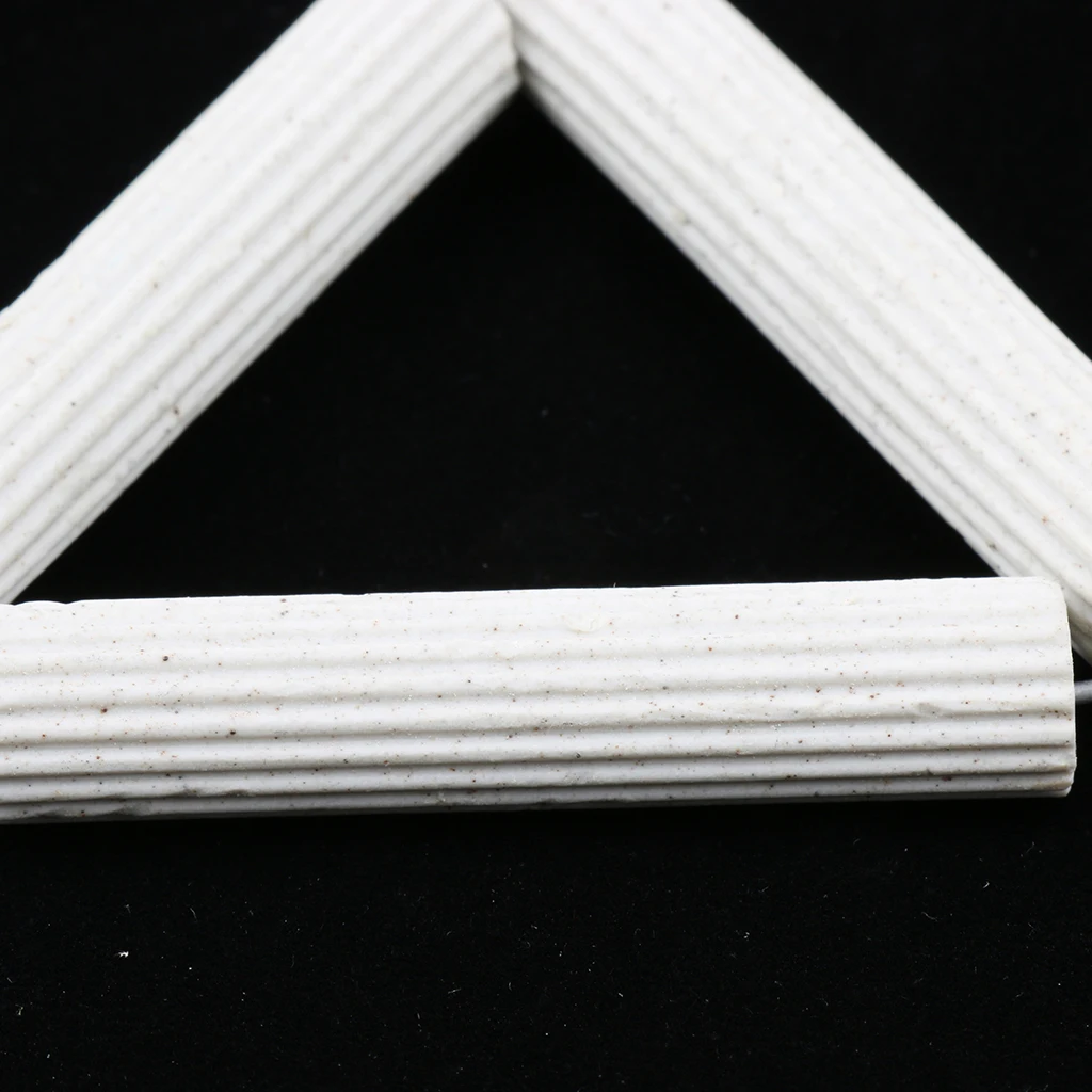 Lab Pipeclay Triangle Apparatus Crucible Holder with Clay Pipe Stems 5.6cm