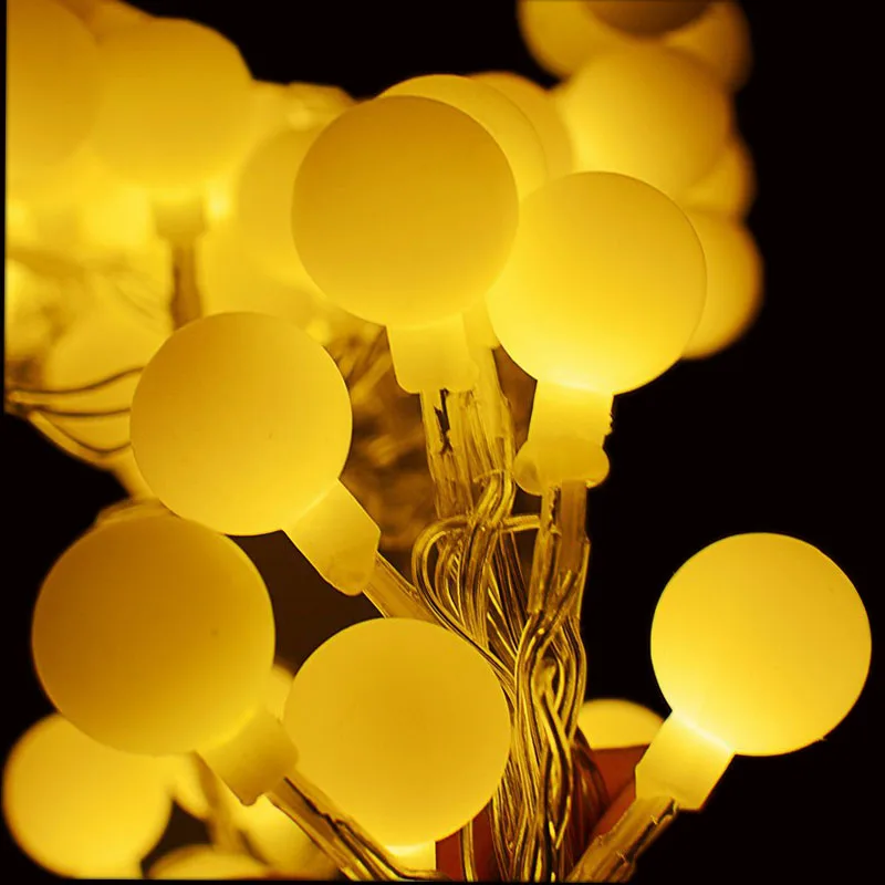 IKVVT 4M 40 LED Fairy String Lights Ball For Home Garden Outdoor Wedding Party Christmas Flashing Lighting Battery Operated