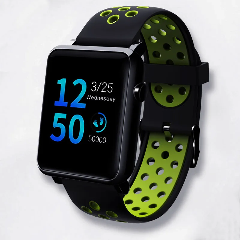 

Smart Watch KY106 Waterproof Bluetooth4.0 Heart Rate Sleep Tracker Message Reminder Pedometer For Android IOS Phone 2019