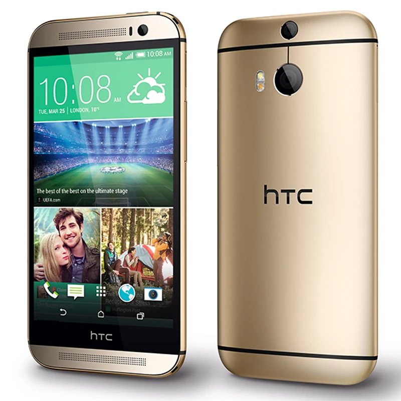 

Original HTC ONE M8 Unlocked Cell phone 5.0" screen Quad-Core 2GB RAM 32GB/16GB ROM dual back cameras