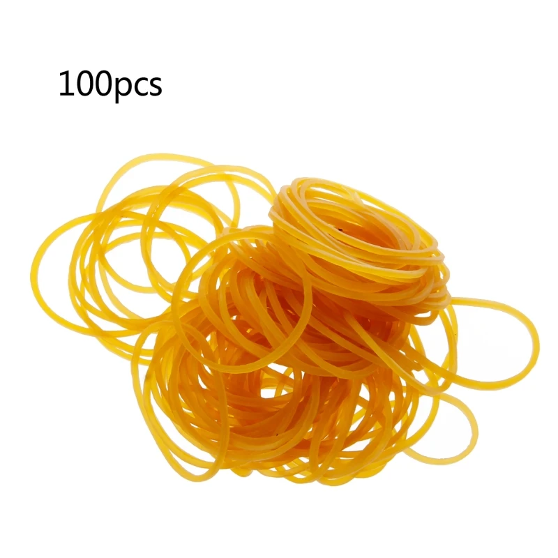 100 PCS/Bag Binding Rings Office Rubber Ring Rubber Bands High Quality