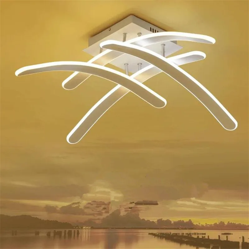 

Modern Design Led Ceiling light Creative Aluminum Dimming Ceiling Lamp Lustre For bedroom Kitchen Lustre Plafon Light fixtures