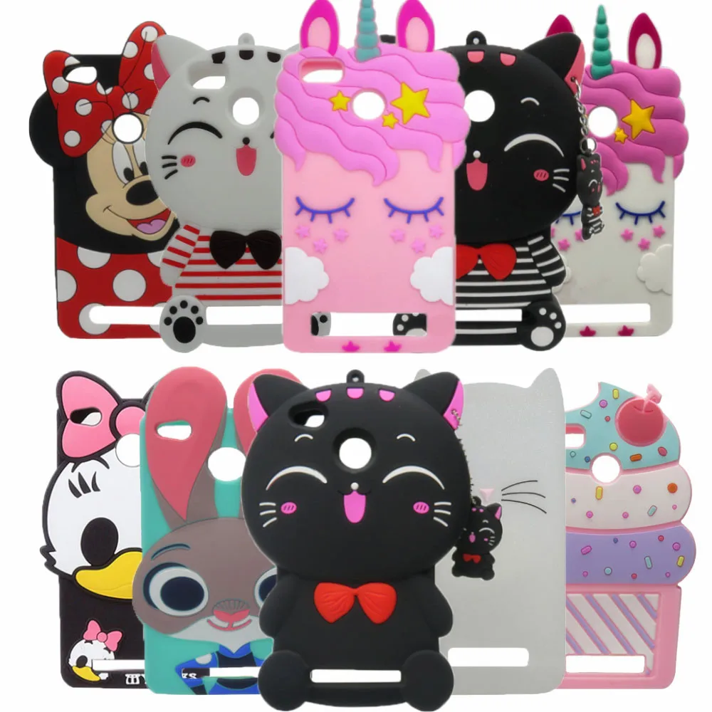 

Redmi 5A Cover Case For Xiaomi Redmi 5A case 3D Cartoon unicorn cat cupcake soft silicone phone for Xiaomi Redmi 5A 5 A fundas