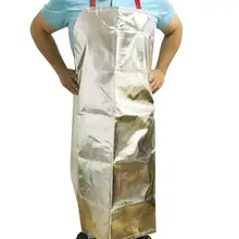 Алюминиевый огнестойкий фартук безопасности работы термостойкий Промышленный сварочный фартук приготовления фартук для барбекю