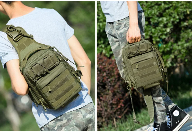 Bolsa de Peito Militar do Exército Cinto Tático Sling Bolsas Mochila Molle Caça Mochilas Ombro Acampamento Pesca Xa663wa 24 mochila militar do exército molle caça mochilas