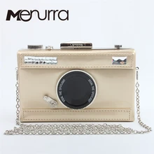 Персонализированная модная винтажная Сумка-клатч с дизайном камеры, уникальная форма, Женская Повседневная мини-сумка-мессенджер, кошелек с клапаном