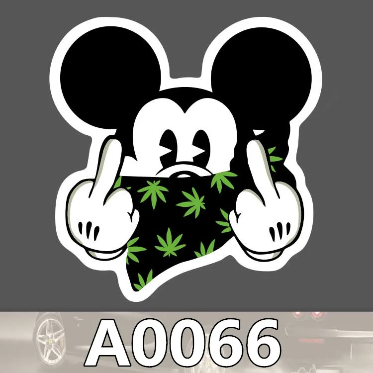 

Bevle A0066 Robbers Mickey Waterproof Sticker for Cars Laptop Luggage Skateboard Graffiti Notebook Stickers