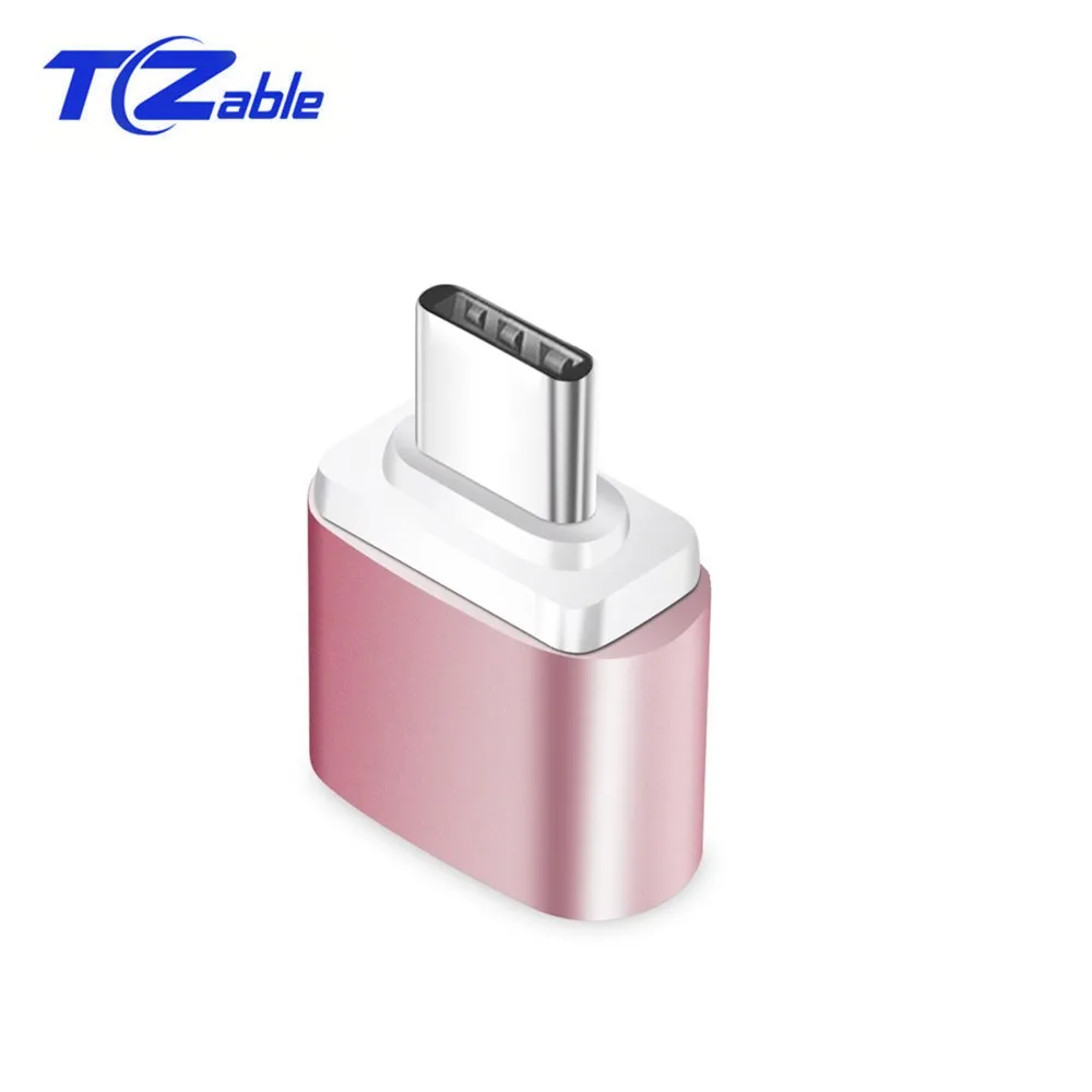 Переходник с разъемом Type C на USB3.0 Male Female металлическим OTG для адаптера Xiaomi Huawei