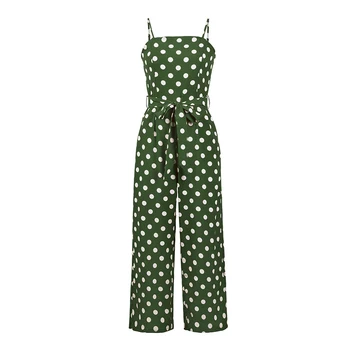

2018 Summer body suit Womens Sexy strapless wave point camisole Jumpsuit women overalls sexy jumpsuits bodysuit romper clothes