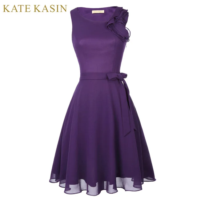 Purple Cocktail Dress 2018