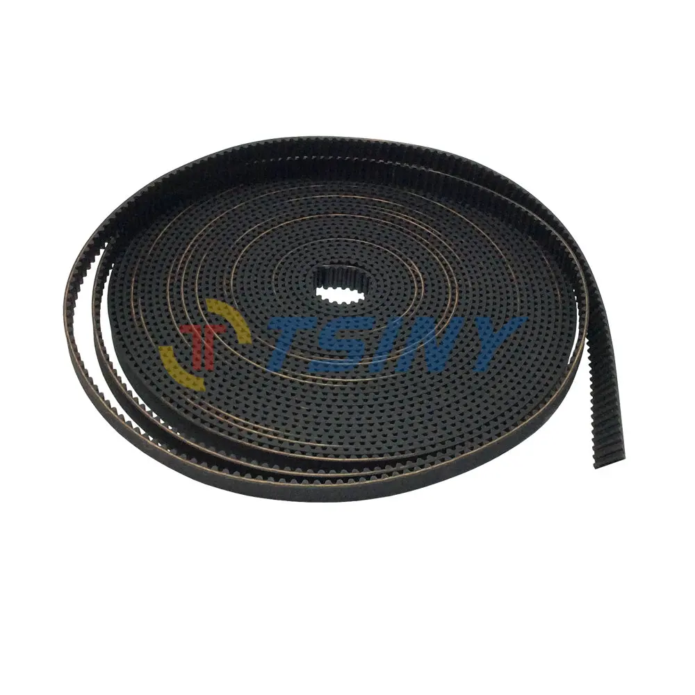 

Hot Sale 2GT Open Ended Timing Belt Length 5Meter GT2 Belt Width 6mm Arc Tooth Rubber Transmission Belt Free Shipping