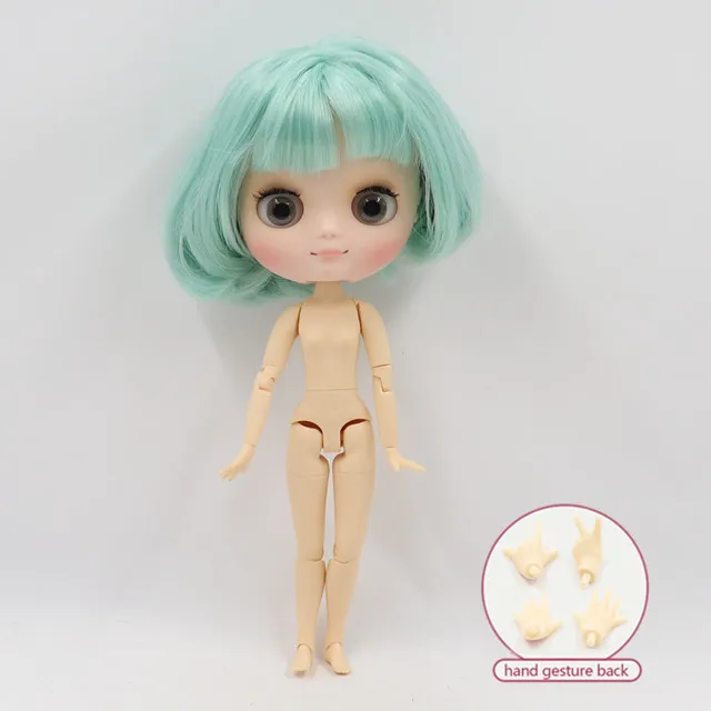 Кукла Middie blyth 20 см, шарнирное тело с жестом руки 1/8 bjd, модные куклы, фабричная Обнаженная - Цвет: -BL4006