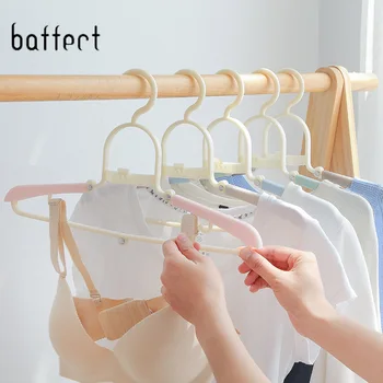 

2pcs and 4pcs Non-Slip Plastic Clothes Hook Hangers Fold Portable For Travel Organizer Dry Rack Holder Clothing Drying Racks