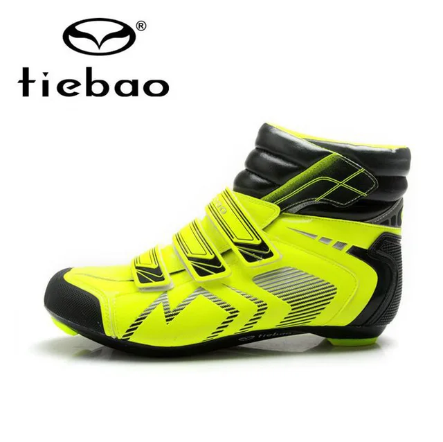 Best price at $109 Cheap Tiebao Cycling Shoes Winter Self-Lock Road Bicycle Shoes Men Bike Shoes Sneakers Windproof Athletic Ankle Boots